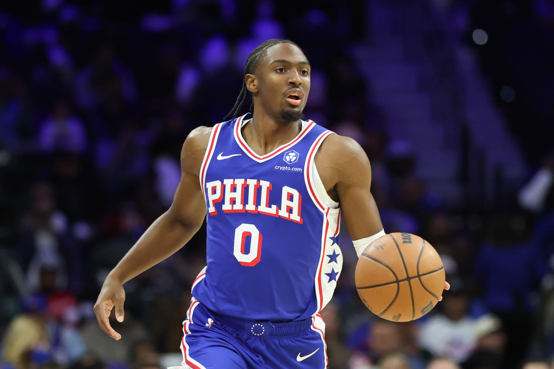 Der Dreier wurde verfehlt! Maxi machte 2 von 11 Dreipunkten und erzielte 31 Punkte, 7 Rebounds und 4 Interceptions.