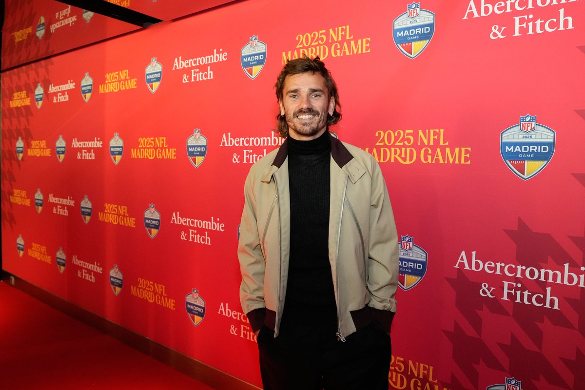 Beim NFL Madrid Overseas Game waren Griezmann, Rüdiger, Asensio und andere anwesend, um das Spiel zu verfolgen