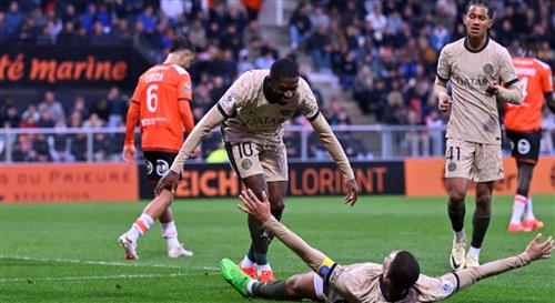 Lorient gegen Paris Saint-Germain