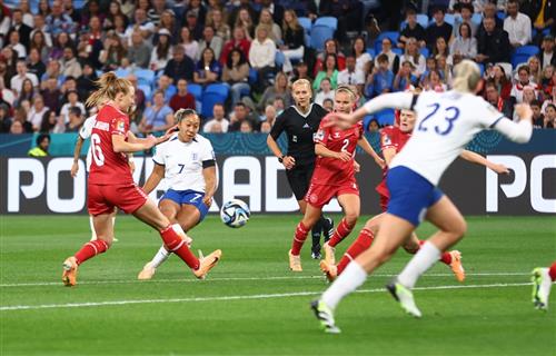 England Frauen gegen Dänemark Frauen