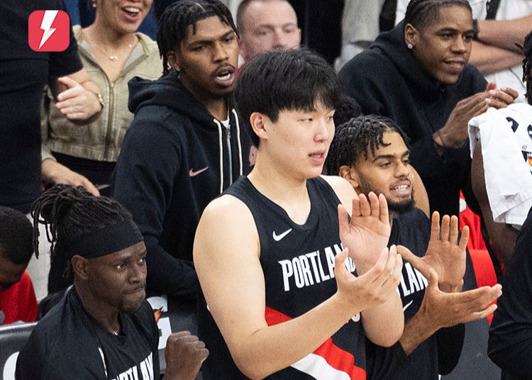 Gibt es noch eine Chance? Der Erstrunden-Pick der Trail Blazers, Yang Hansen, war in drei aufeinanderfolgenden Spielen DNP