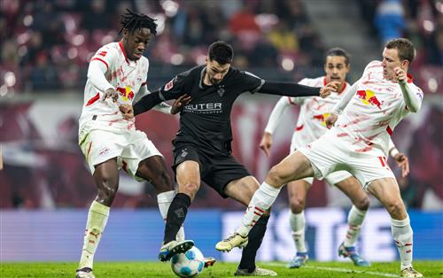 RB Leipzig gegen Mönchengladbach