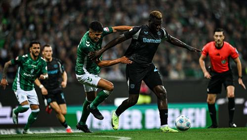 Werder Bremen gegen Bayer Leverkusen