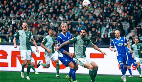Werder Bremen gegen Darmstadt
