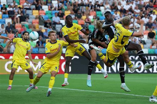 Historische Ergebnisse Udinese vs. Hellas Verona