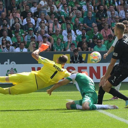 Werder Bremen gegen Augsburg
