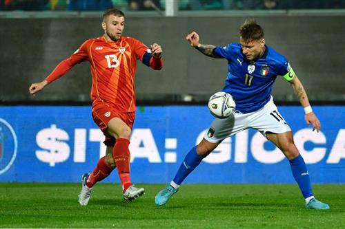 Italien gegen Nordmazedonien