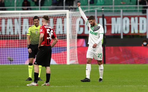 AC Mailand gegen Sassuolo