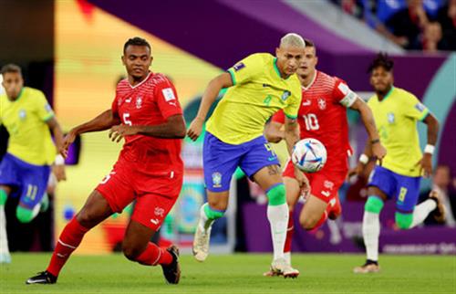 Brasilien gegen die Schweiz