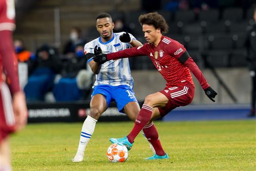 Hertha Berlin gegen Bayern München
