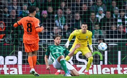 Werder Bremen gegen Eintracht Frankfurt