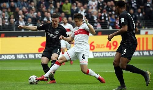 Eintracht Frankfurt gegen Stuttgart
