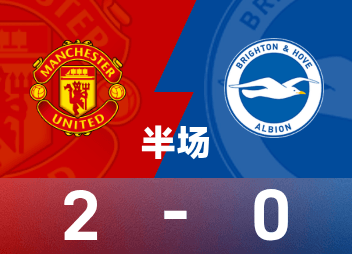 Premier-League-Halbzeit: Cunha erzielte das erste Tor für die Red Devils, Manchester United sorgte vorübergehend für 2:0 in Brighton