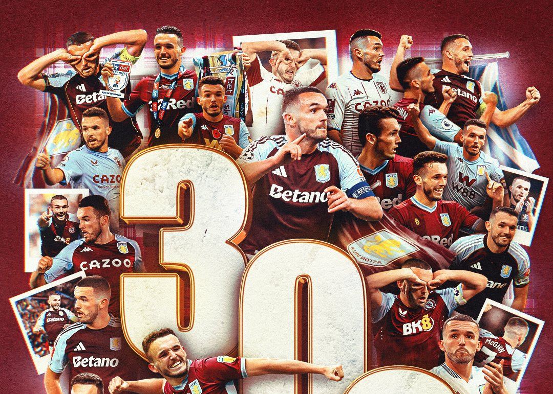 McGinn feiert heute sein Debüt als Ersatzspieler und freut sich über den Meilenstein von 300 Spielen in Villas Karriere